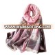 Wholesale 2019 newest purple silk scarf fashion 3colors horse print women animal silk chiffon scarf