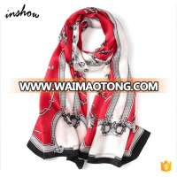 Wholesale 100% Pure Silk Custom Printed Scarves