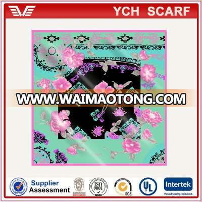 high quality factory directly printed famous brand name scarf