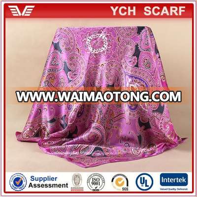 best partner with uniform, printed magic satin scarf for airline stewardess