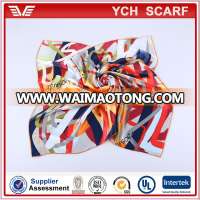 Verified By the Waimaotong 100% silk scarf manufacturing