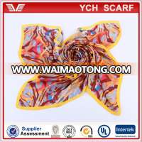 Waimaotong audited factory custom made japanese design natural silk scarf