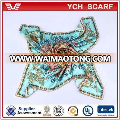 Italian famous brand twill silk scarf manufacturers