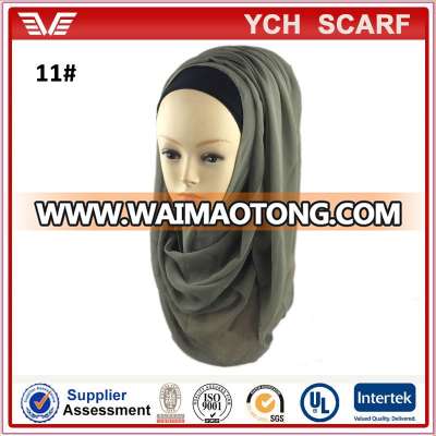 best sale design and good breathability pashmina muslim hijab shawl