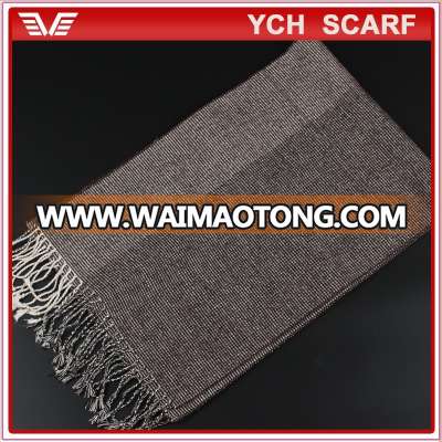 High quality promotion gift plaid 100% silk scarf