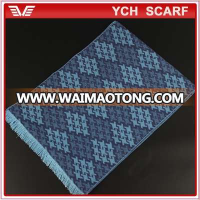 Chinese factory wholesale tartan silk scarf